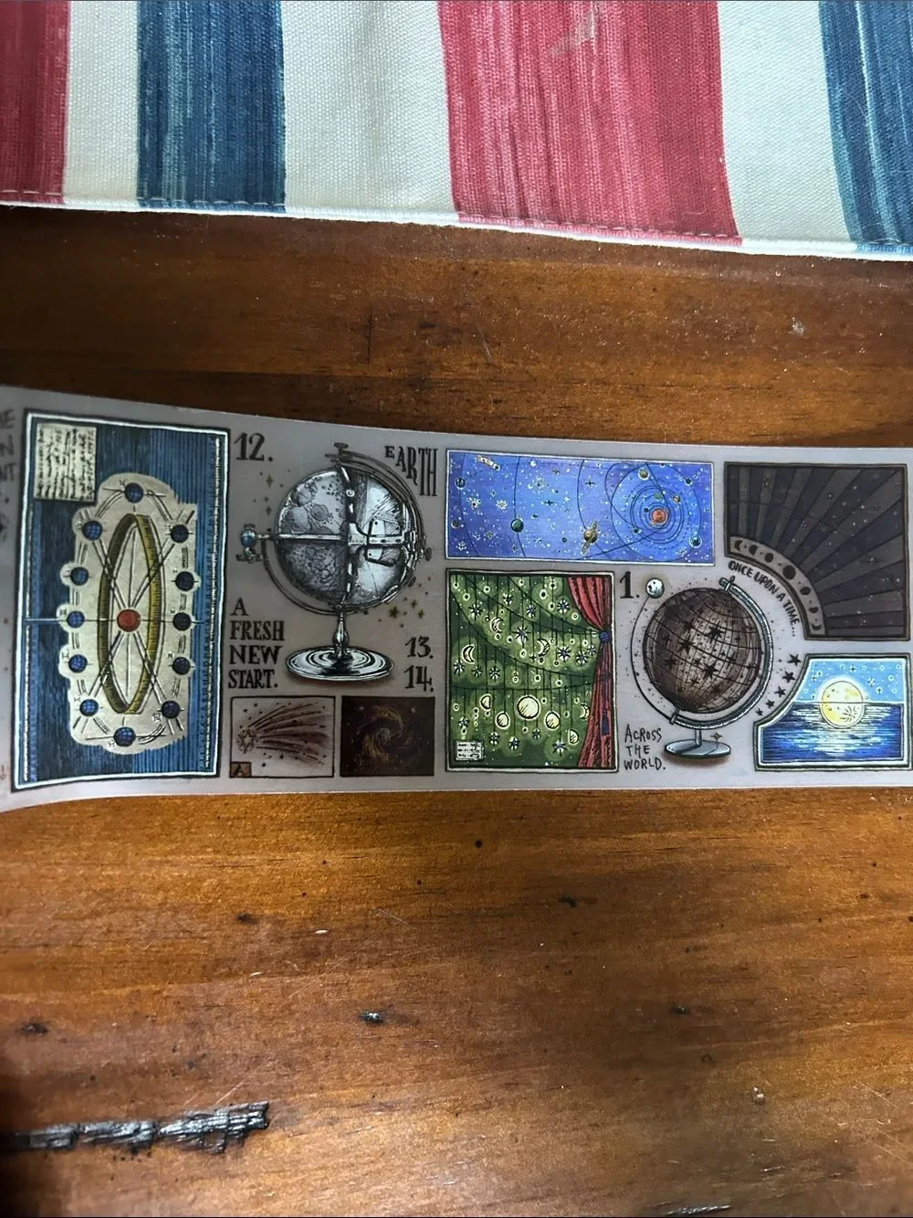 LCN Beyond the Sky Decorative Washi Tape - Blue & White new